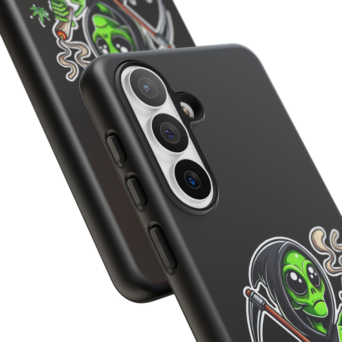 Reaper Alien Phone Case – Cute Grim Reaper Smoking Weed iPhone Case