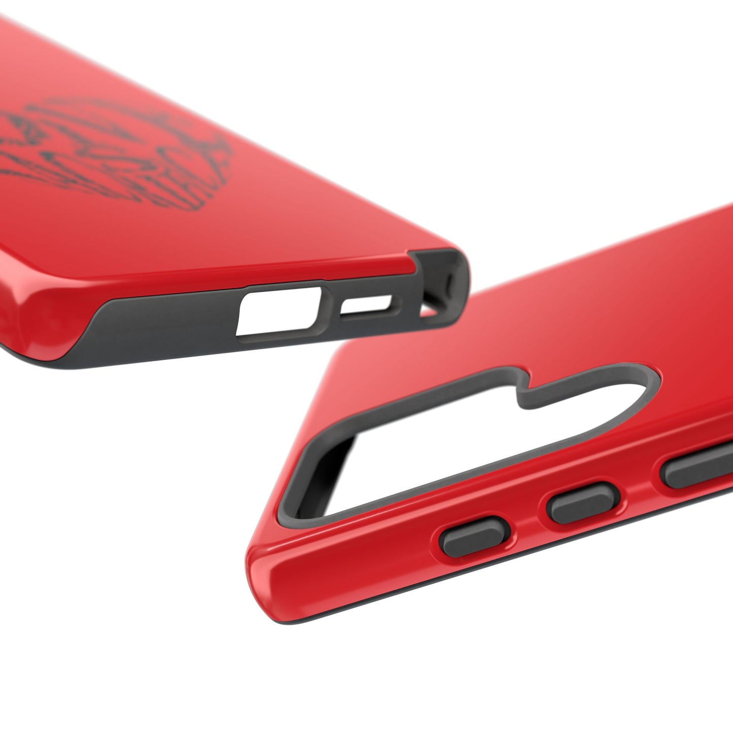 Red 'Love Justice' Heart Phone Case — Protective iPhone Cover, Valentine’s Gift
