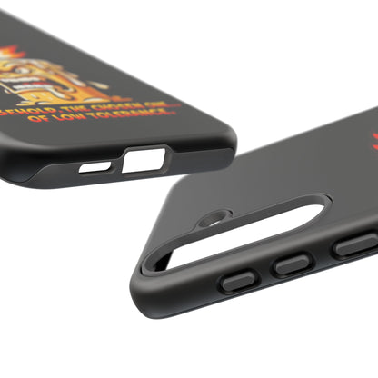 Phone Case — Angry Flaming Candle “Behold, the Chosen One… of Low Tolerance”