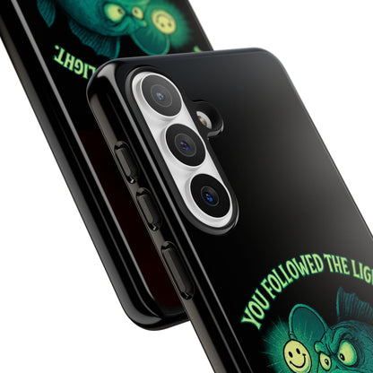 Anglerfish Phone Case – “You Followed The Light, That’s On You” Glow Horror Protective Case