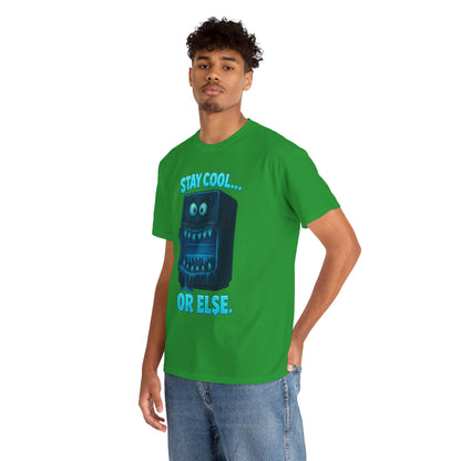 Stay Cool Refrigerator Monster T-Shirt | Funny Retro Cartoon Tee
