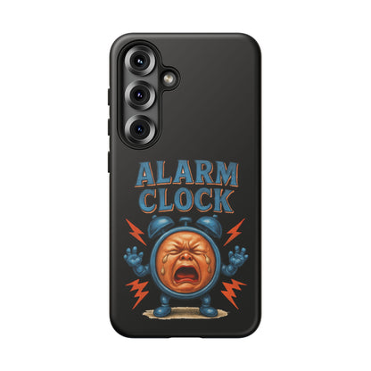 Phone Case — "Alarm Clock" Retro Screaming Clock Protective Cover