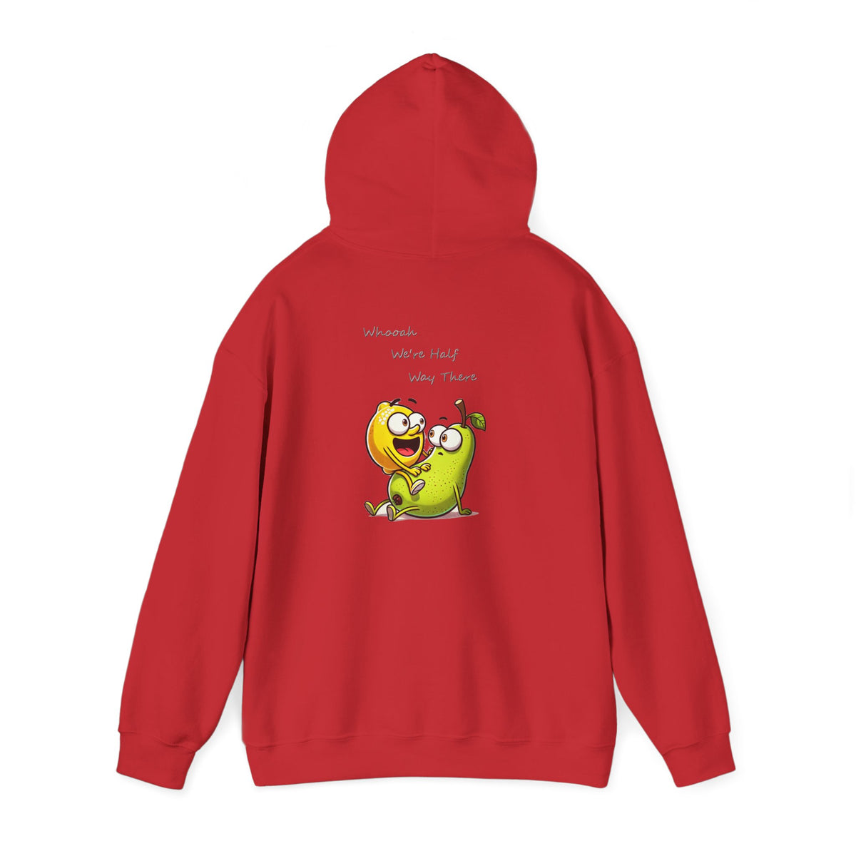 Hoodie - "When We’re Half, We’re There" Cute Mango & Pear Friendship Hoodie