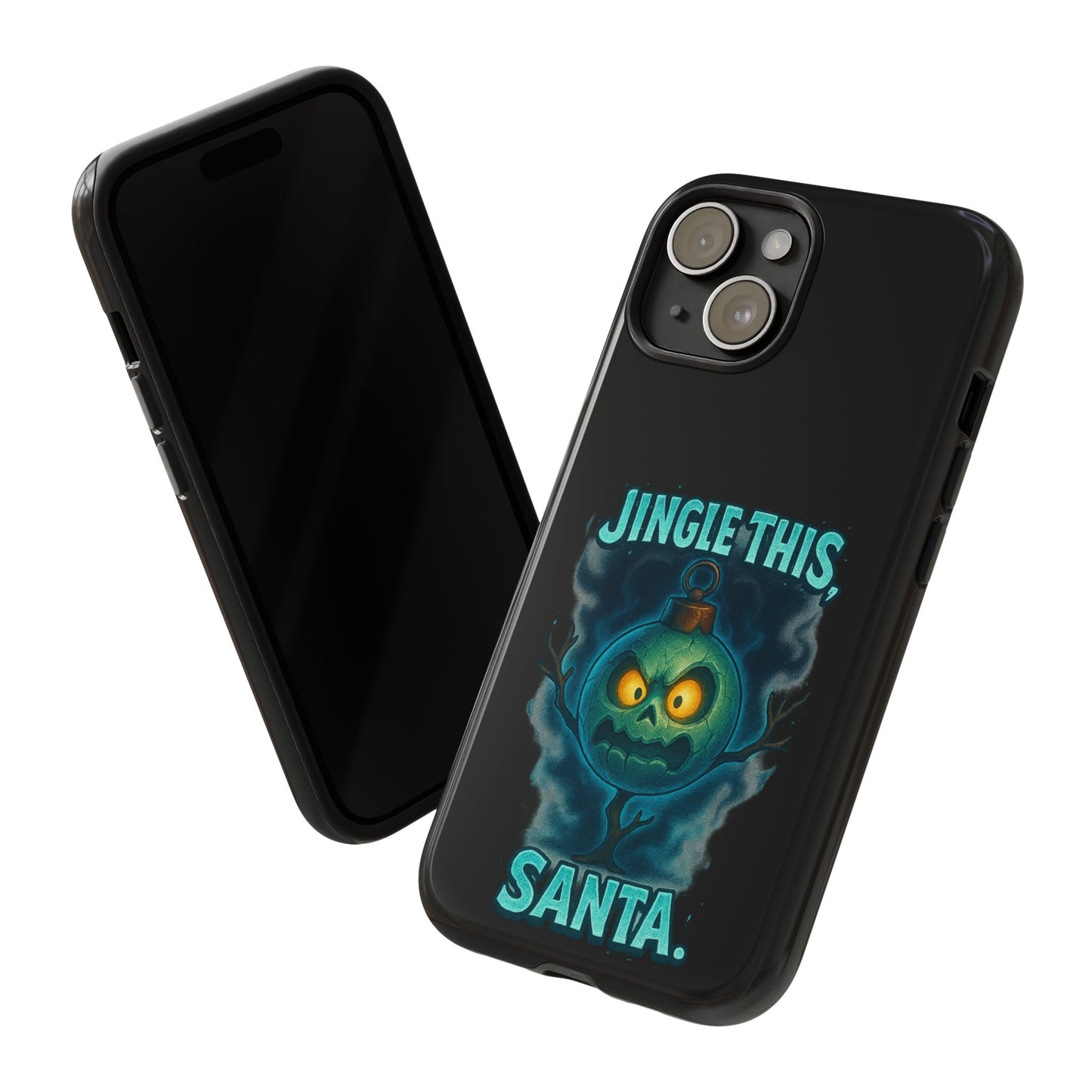 Phone Case - 'Jingle This, Santa' Spooky Holiday Protective Case