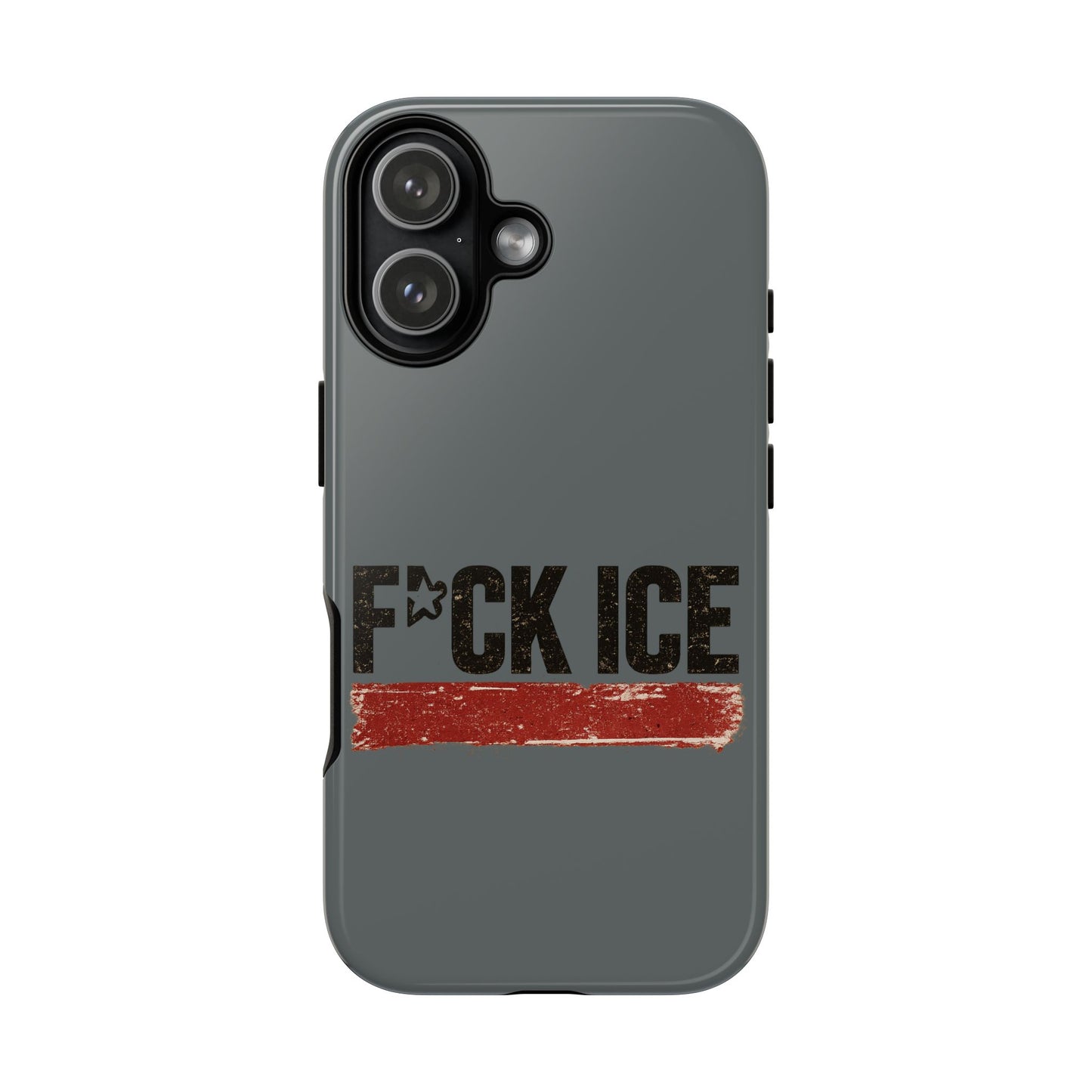 Phone Case - "F*CK ICE" Distressed Protest Design