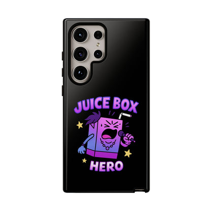 Phone Case — 'Juice Box Hero' Cute Cartoon Protective Cover