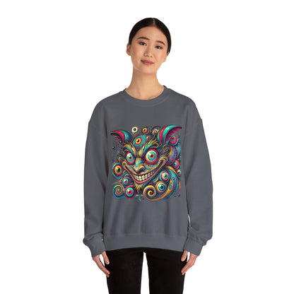 Demon Swirl Eyes Crewneck Sweatshirt