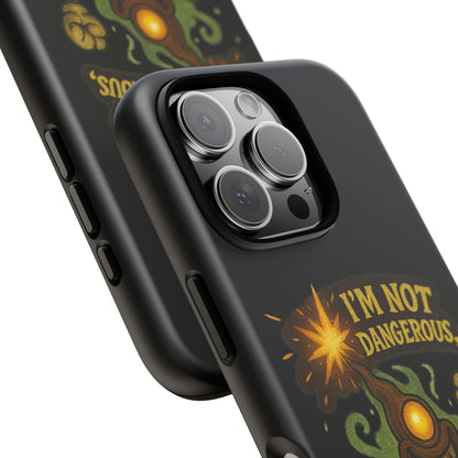 Phone Case — “I’m Not Dangerous, I’m Expressive” Monster Protective Case