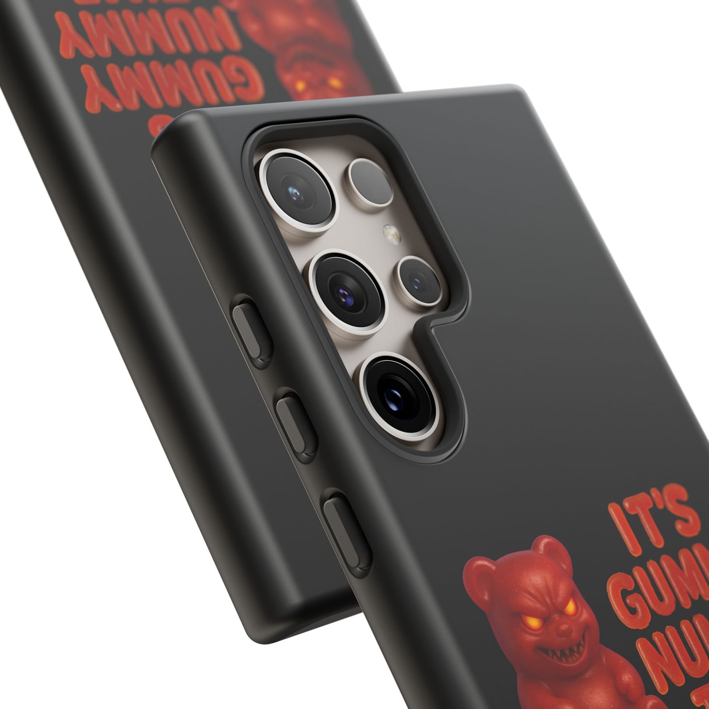 Phone Case — "It's Gummy Nummy Time" Red Gummy Bear Protective Case