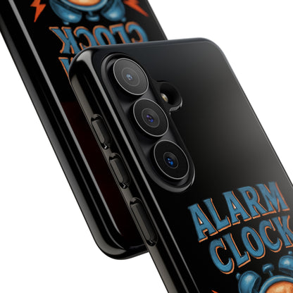 Phone Case — "Alarm Clock" Retro Screaming Clock Protective Cover