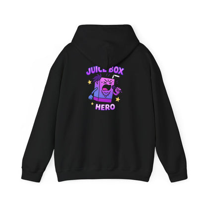 Juice Box Hero Hoodie — Playful Cartoon Juice Box Graphic Sweatshirt
