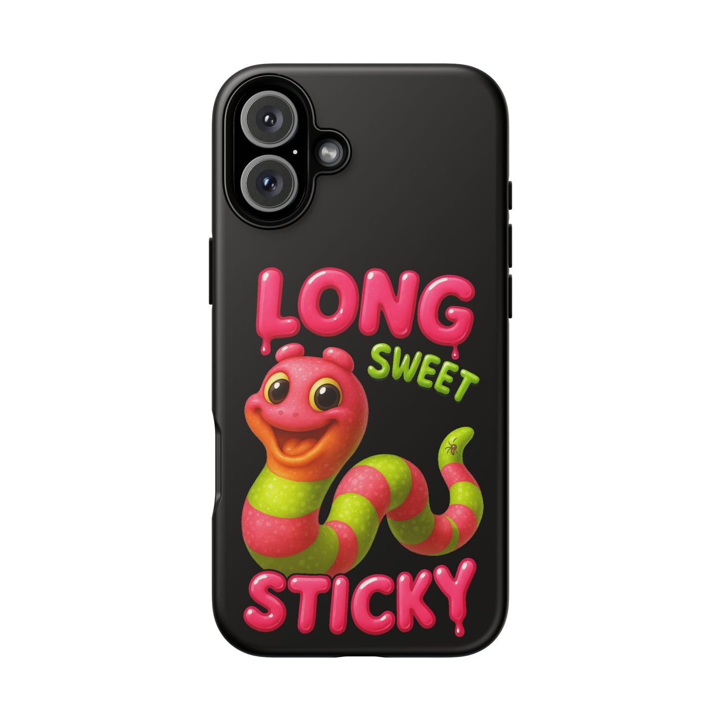 Phone Case — "Long Sweet Sticky" Cute Candy Snake Protective Case