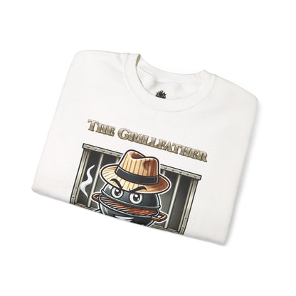 The Grillfather – Charcoal Crewneck Sweatshirt