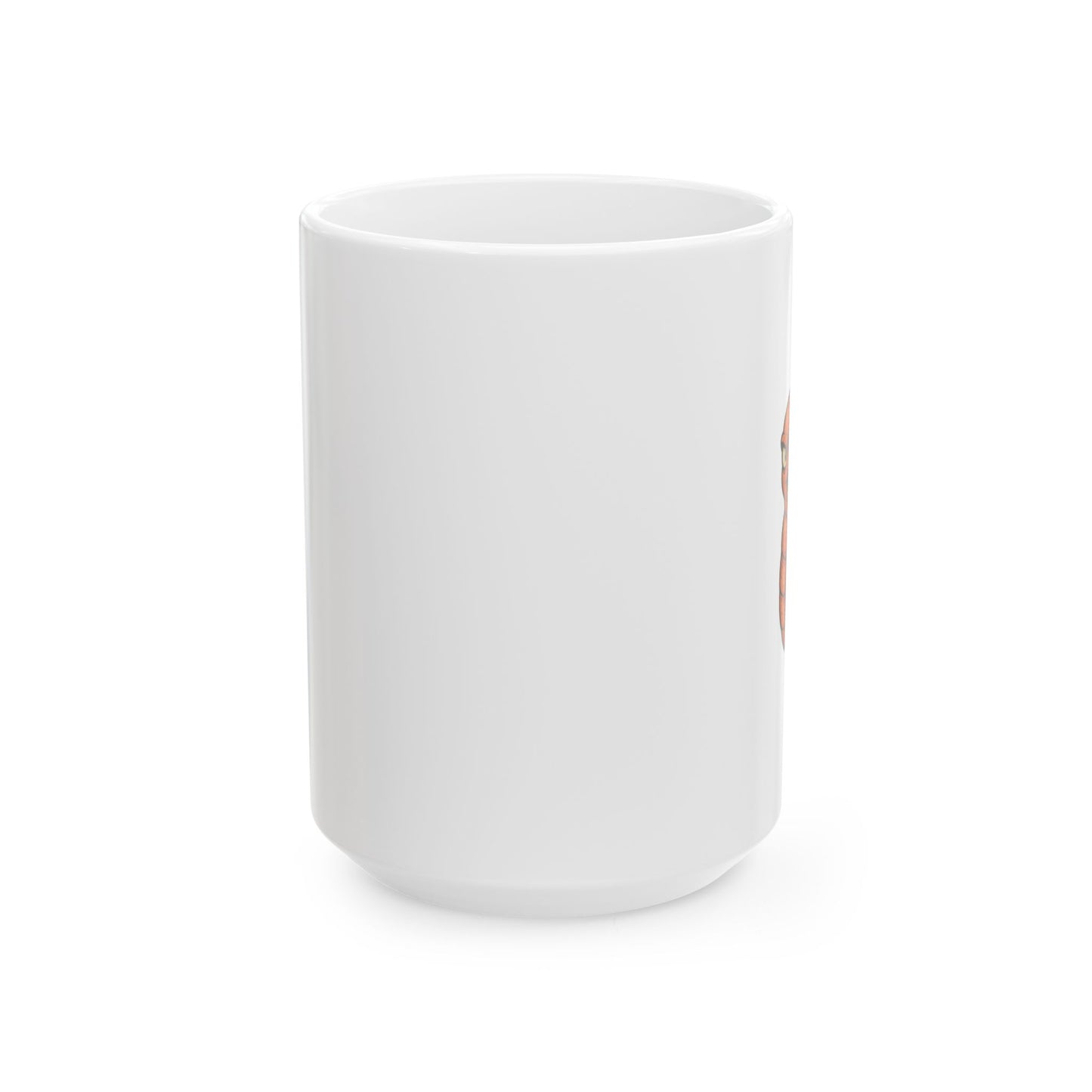 Fox Illustration Ceramic Mug – Cute Worm Coffee Tea Cup (11oz & 15oz)