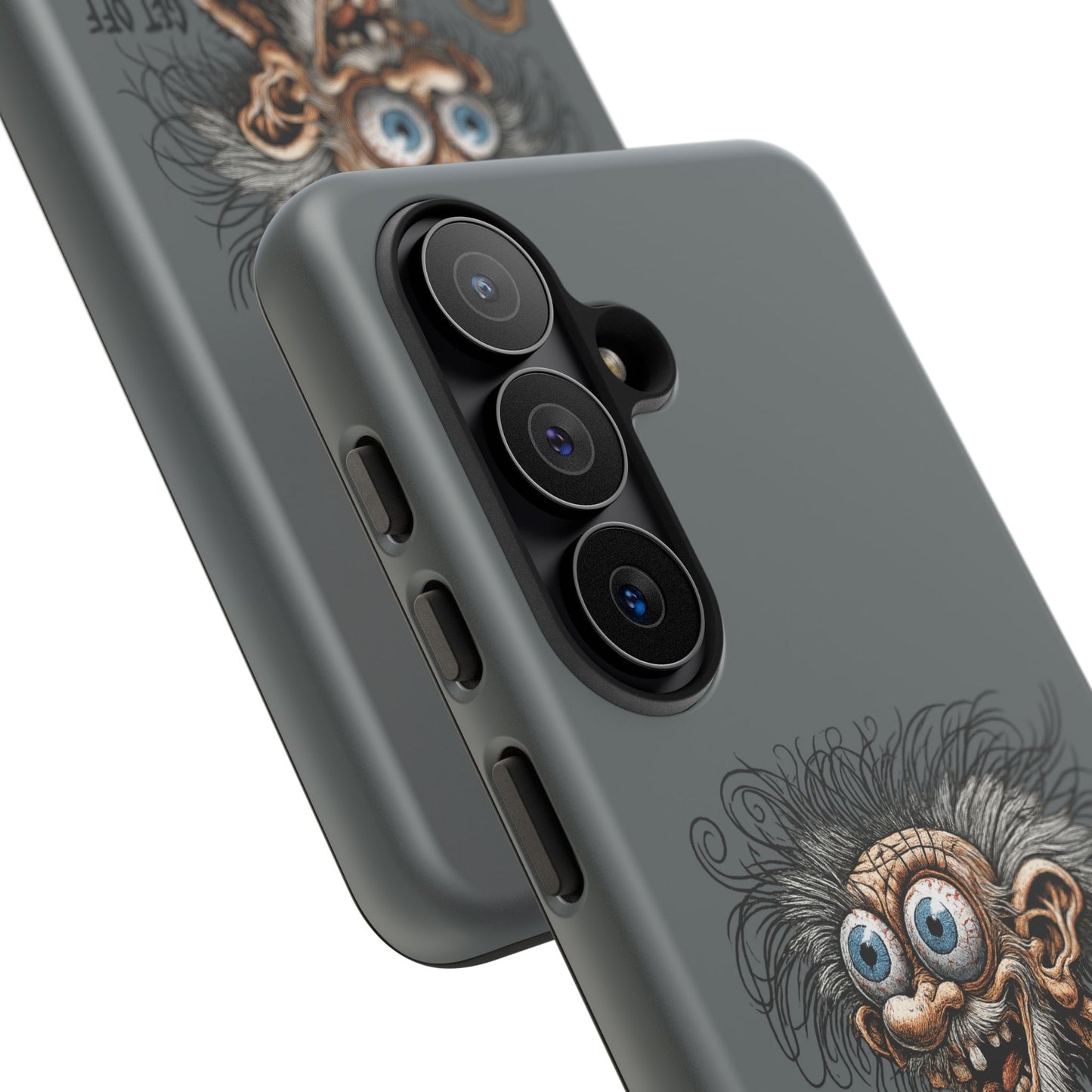 Phone Case — Funny Grumpy Troll Design: “Get Off My Lawn” Protective Cover
