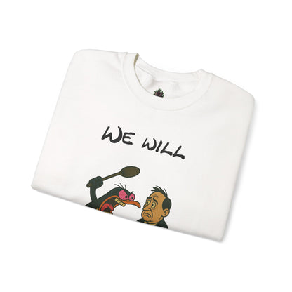 We Will Resist – Angry Penguin & Politician Crewneck Sweatshirt