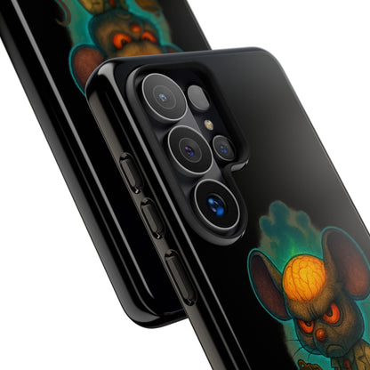 Phone Case — 'You'll Be Cheese in the Simulation' Angry Detective Mouse Graphic