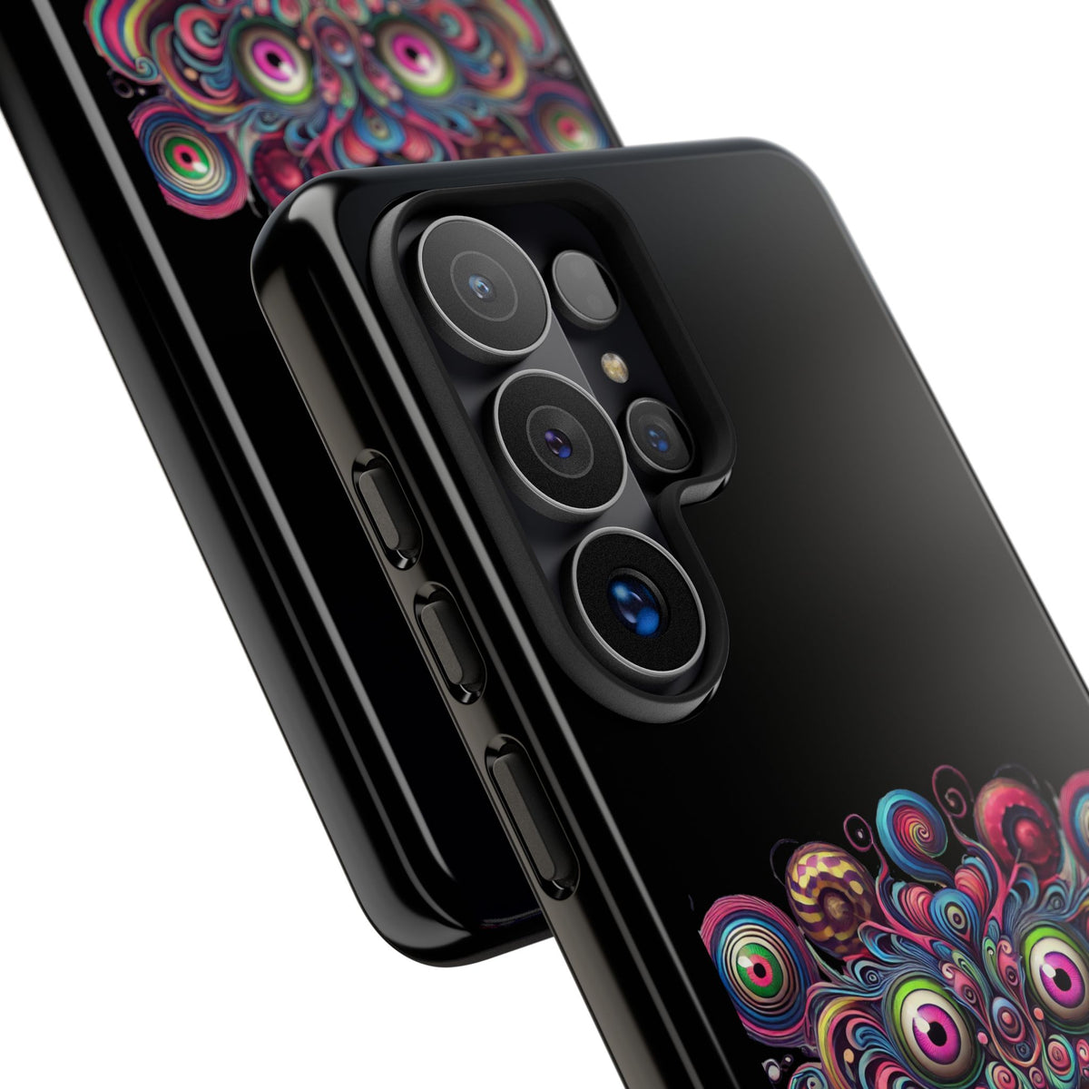 Psychedelic Smiling Eye Cluster Phone Case