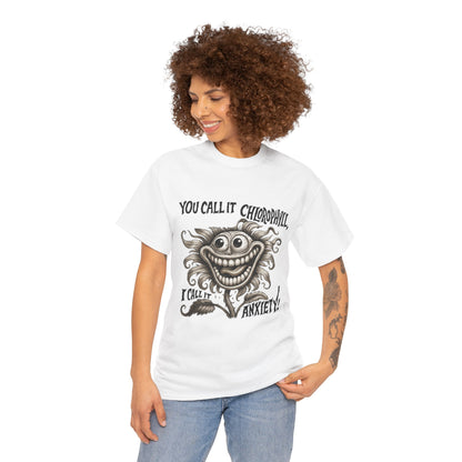 Chlorophyll & Anxiety – Twisted Sunflower Tee