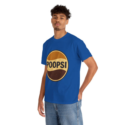 POOPSI logo tee | Retro soda parody shirt