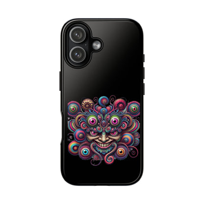 Psychedelic Smiling Eye Cluster Phone Case