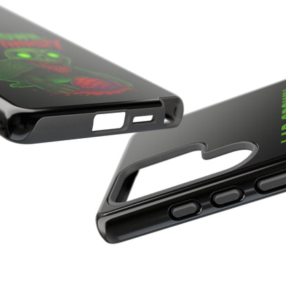 Phone Case — “Lab-Grown. Blood-Thirsty!” Green Monster Horror Design