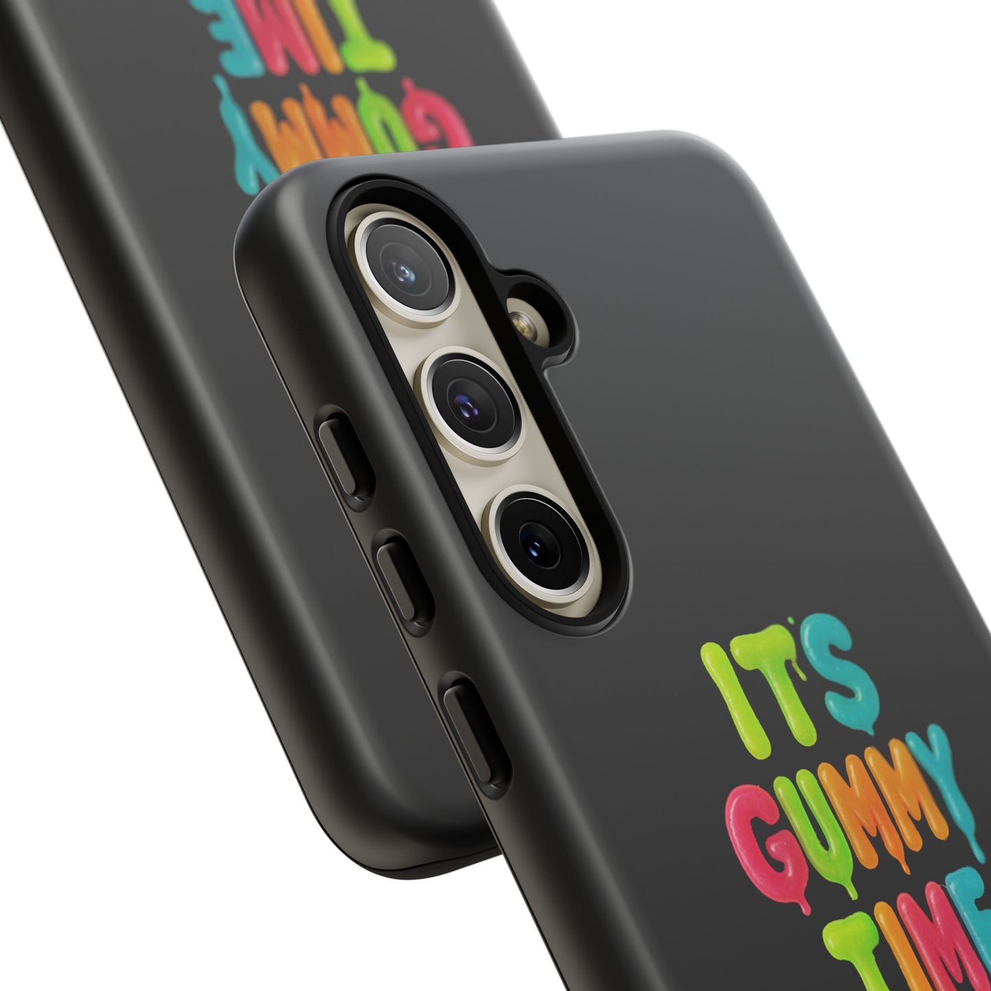 Phone Case — "It's Gummy Time" Rainbow Gummy Bear Protective Cover