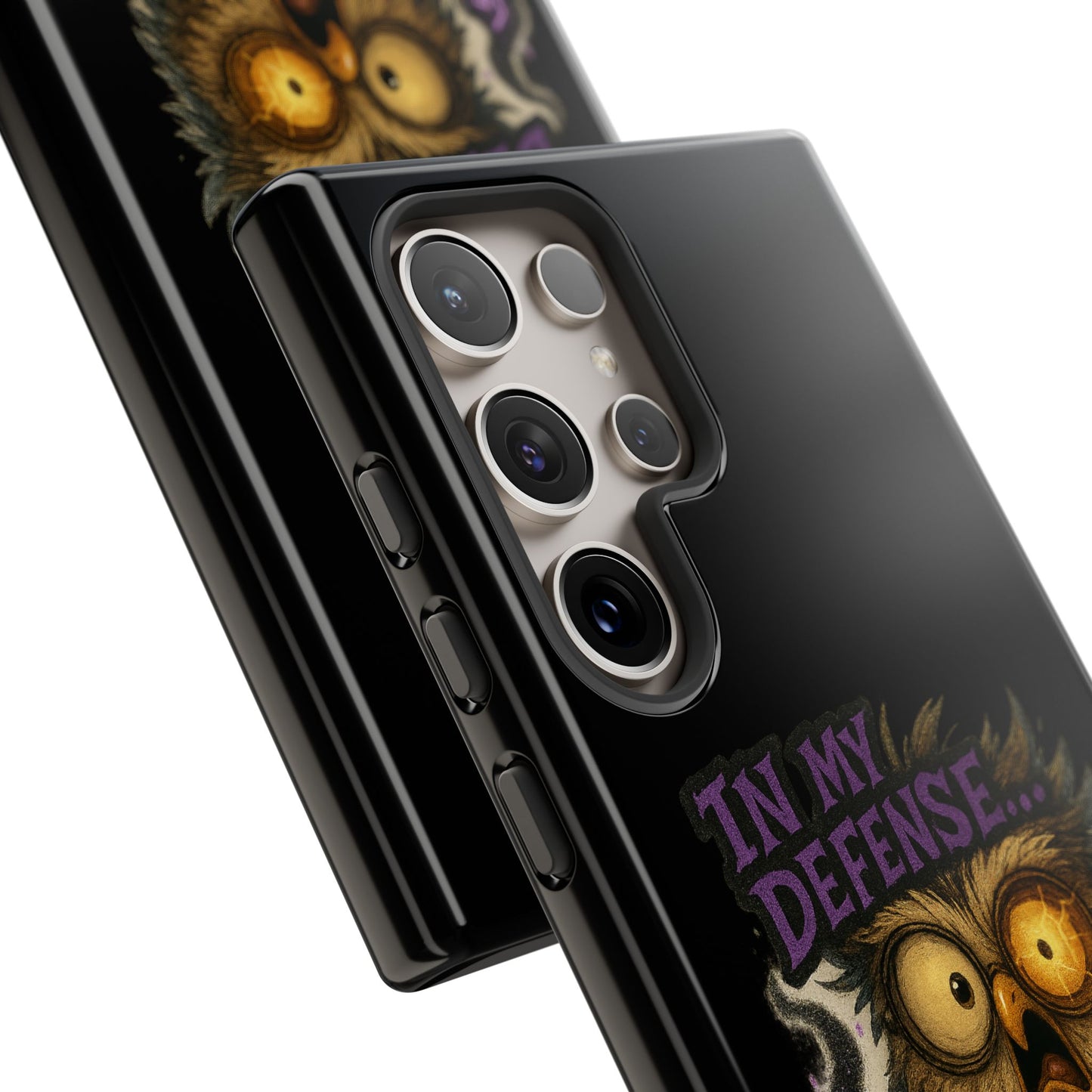 Phone Case — 'In My Defense… The Spell Did Work' Owl Witchy Protective Case