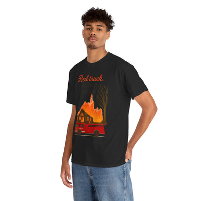 Red Truck. Big Heart. No Fear. – Firefighter Tribute Tee