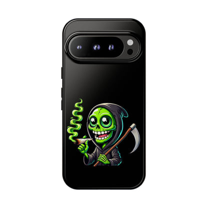 Grinning Green Reaper Phone Case