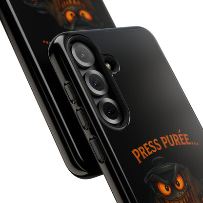 Phone Case - 'Press Purée...and Pray' Halloween Horror Protective Cover