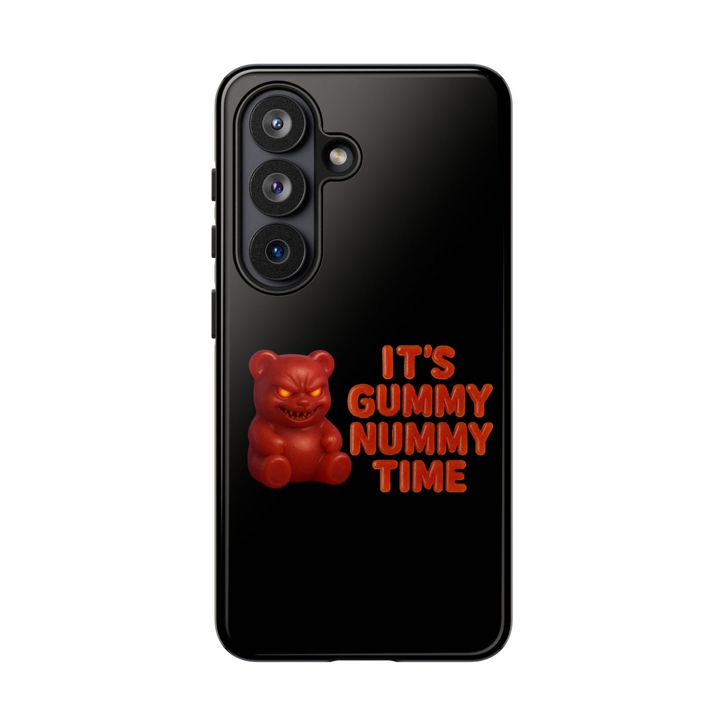 Phone Case — "It's Gummy Nummy Time" Red Gummy Bear Protective Case