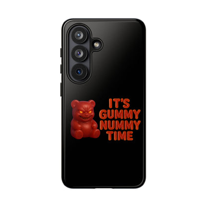 Phone Case — "It's Gummy Nummy Time" Red Gummy Bear Protective Case