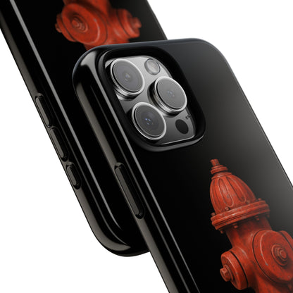 Red Fire Hydrant Phone Case — Tough Protective iPhone Cover