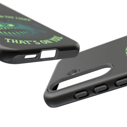 Anglerfish Phone Case – “You Followed The Light, That’s On You” Glow Horror Protective Case