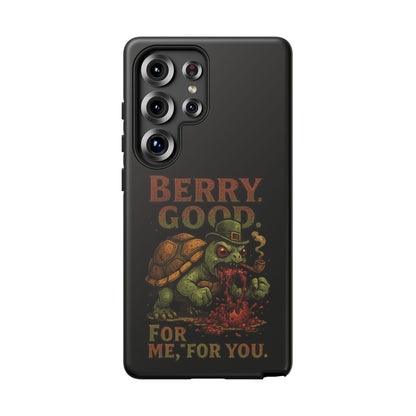 Phone Case — 'Berry Good' Zombie Turtle Graphic Tough Protective Case