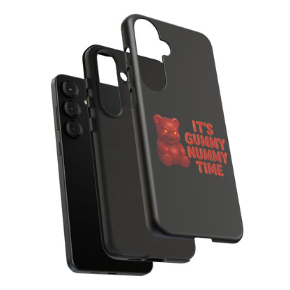 Phone Case — "It's Gummy Nummy Time" Red Gummy Bear Protective Case