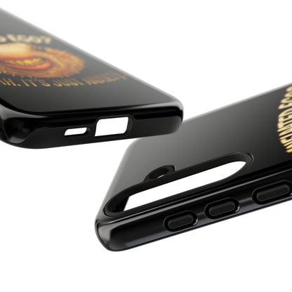 Phone Case — "Inflated Ego? Nah, It's Just Anxiety" Funny Pufferfish Design