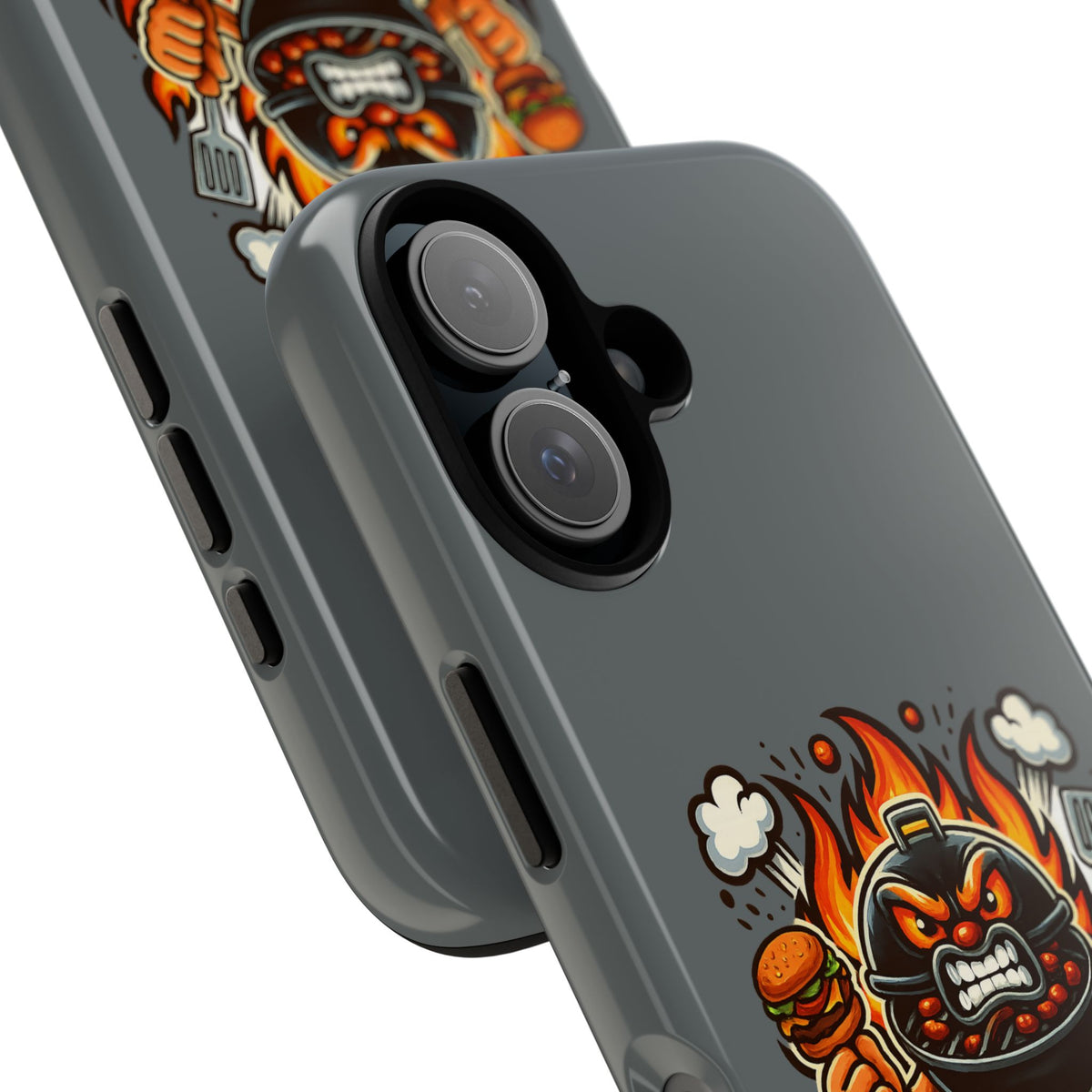 Grilling Phone Case — "Charcoal Is the Last Bastion of Liberty" BBQ Design