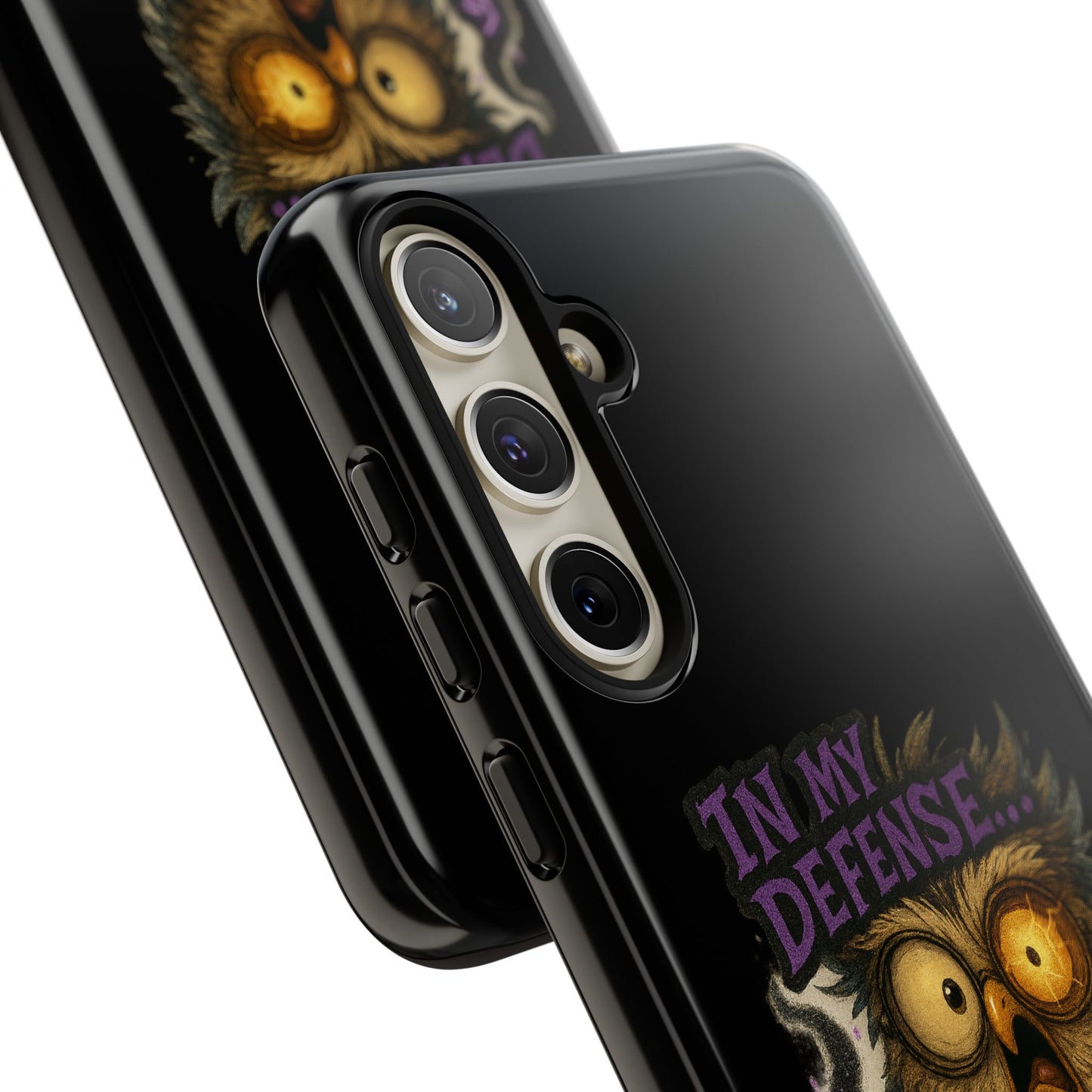 Phone Case — 'In My Defense… The Spell Did Work' Owl Witchy Protective Case