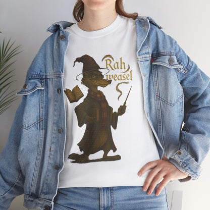 Rah Weasel – Vintage Wizard Parody Tee