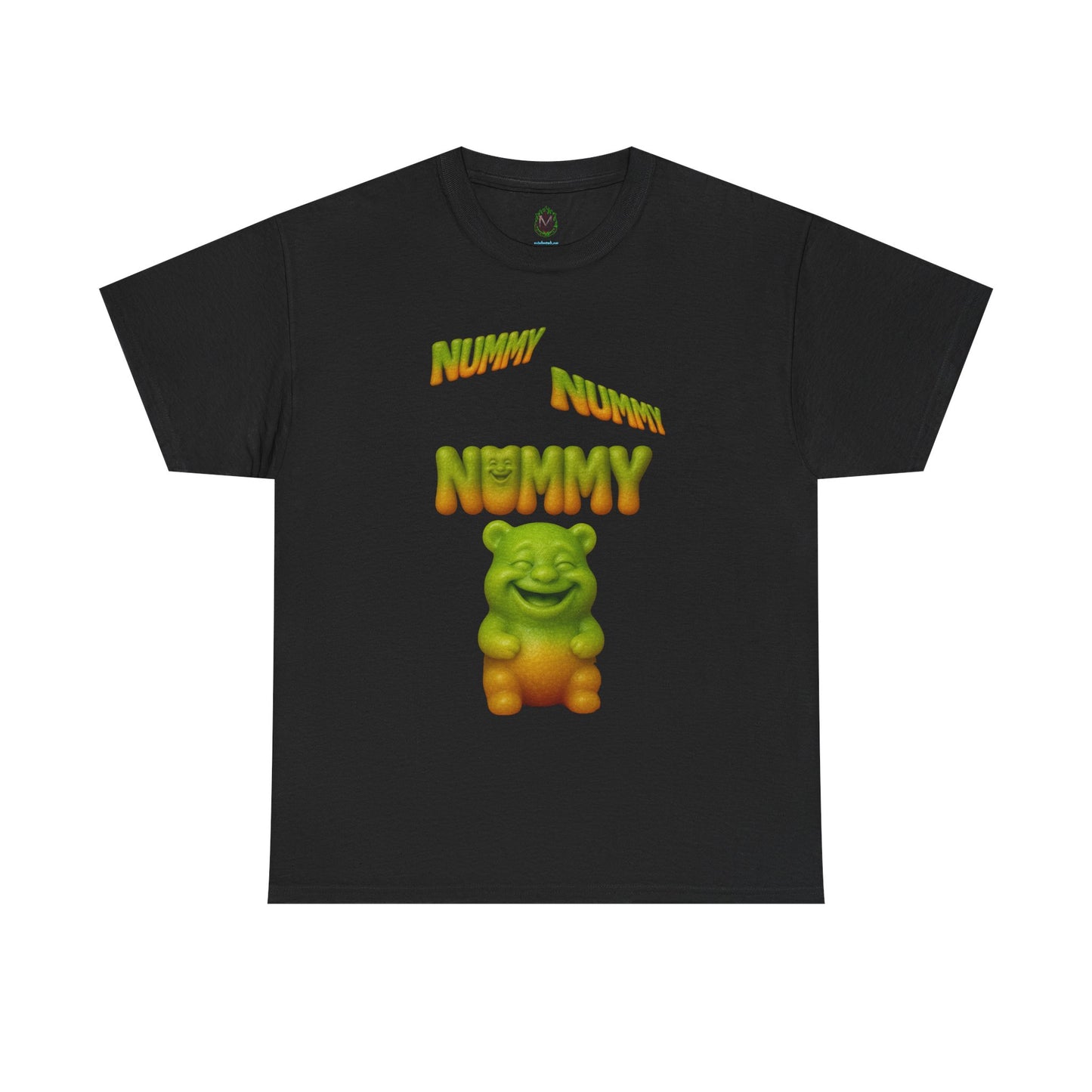 Nummy Gummy Tee — Cute Green Gummy Bear Graphic T-Shirt