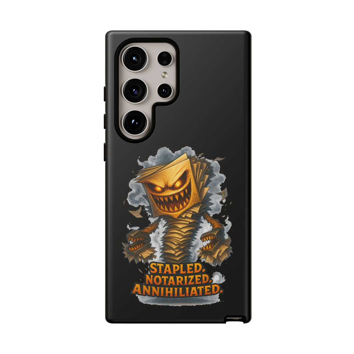Phone Case — Stapled, Notarized, Annihilated Lightning-Fast Protective Case