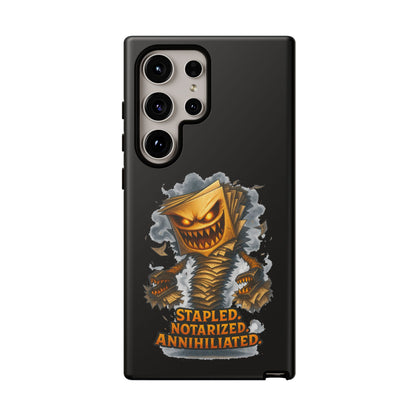 Phone Case — Stapled, Notarized, Annihilated Lightning-Fast Protective Case