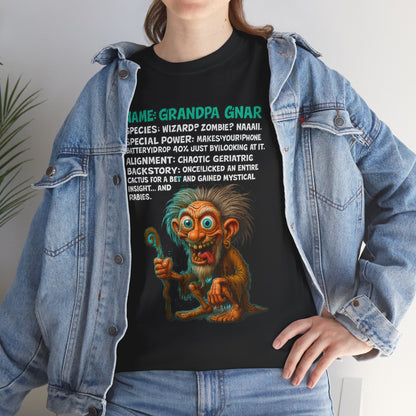 Grandpa Gnar – Chaotic Geriatric Wizard T-Shirt