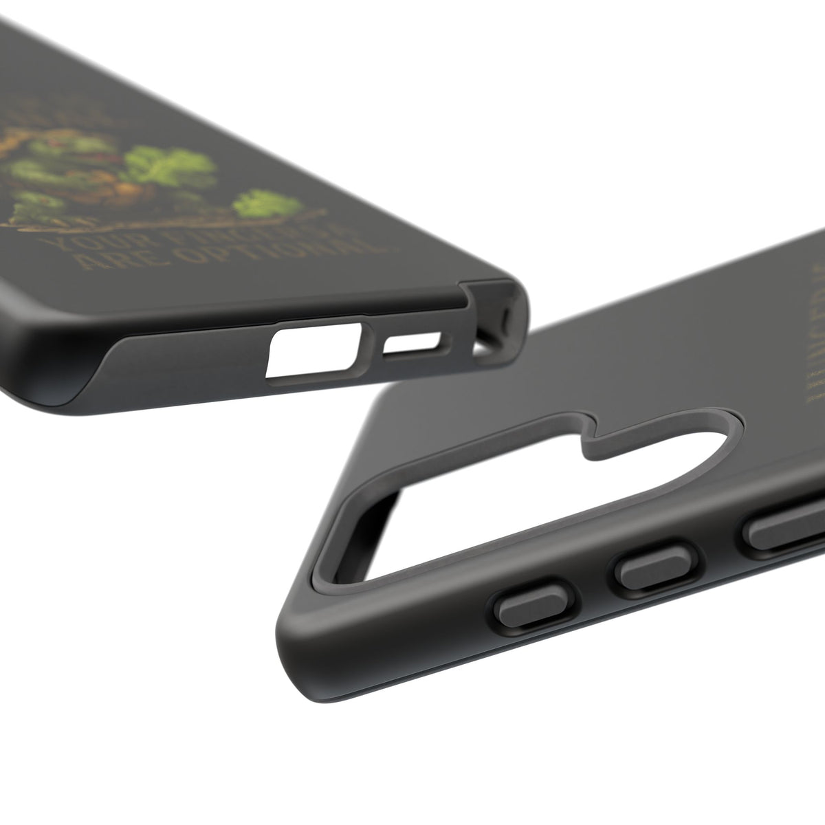 Phone Case — "Hunger Is Eternal, Your Fingers Are Optional" Turtle Monster Design