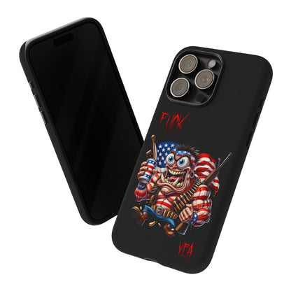 Patriotic Madman Phone Case — 'Funk Yea' USA Flag Tough Case