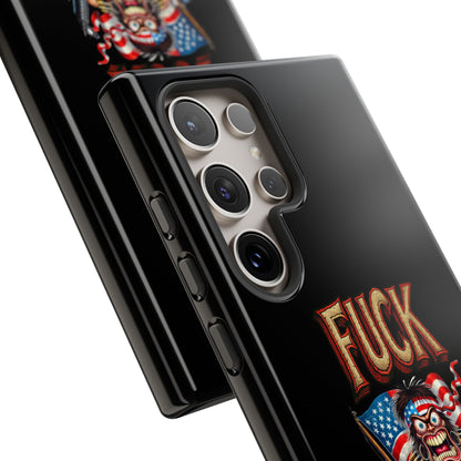 Phone Case — "FUCK YEA" Patriotic Skeleton Soldier Graphic