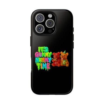 Phone Case — "It's Gummy Nummy Time" Colorful Gummy Bear Protective Case
