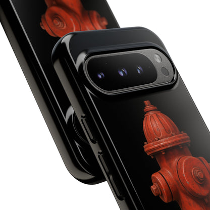 Red Fire Hydrant Phone Case — Tough Protective iPhone Cover